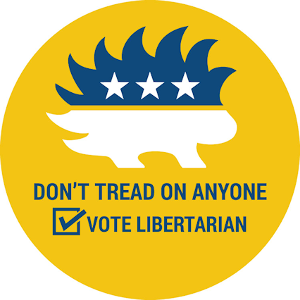 Libertarian porcupine symbol