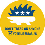 Libertarian porcupine symbol